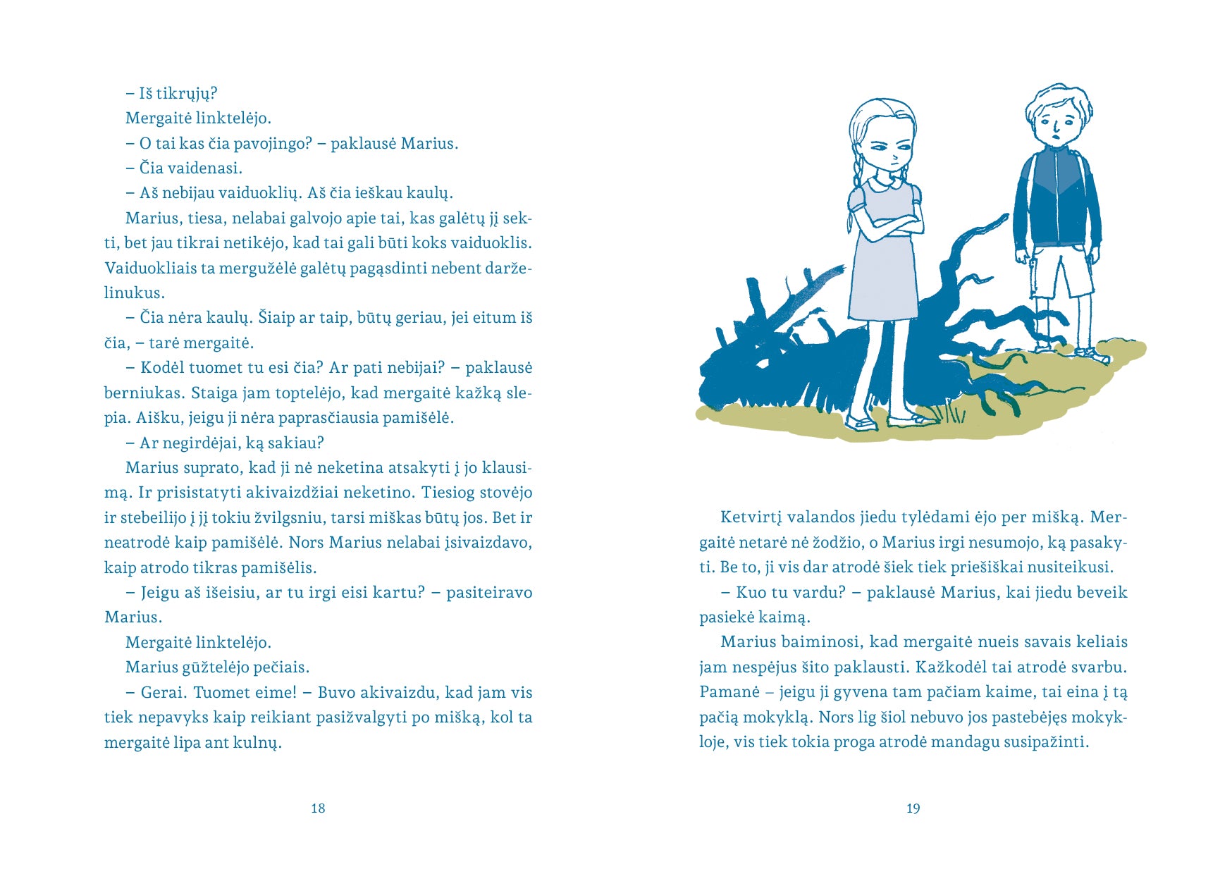 Reeli Reinaus knygos Marius, magija ir vilkolakė Liza vidinis atvartas