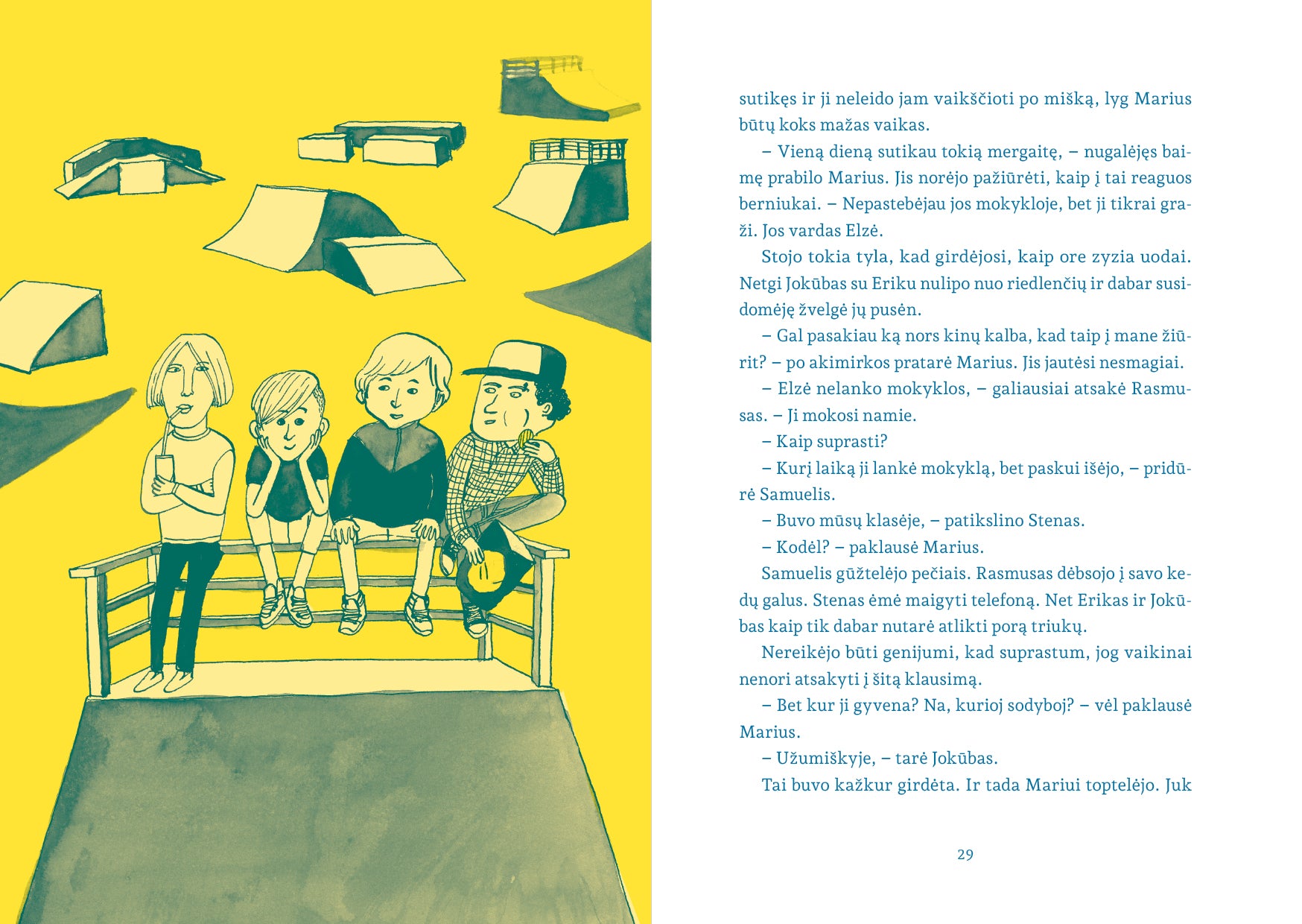 Reeli Reinaus knygos Marius, magija ir vilkolakė Liza vidinis atvartas