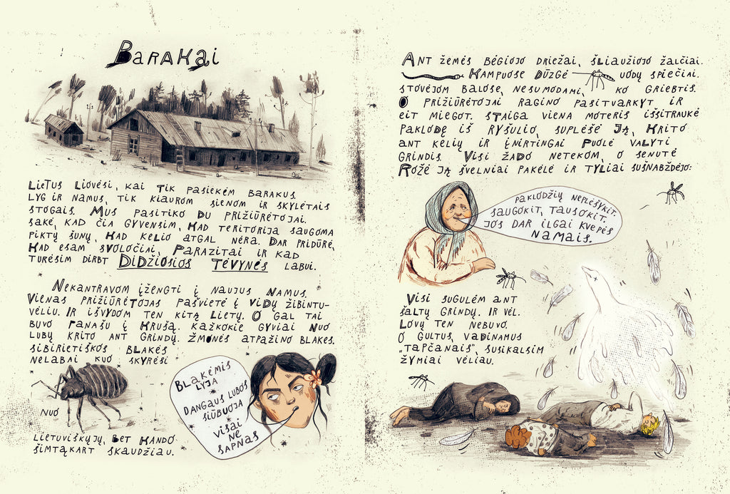 Knygos Sibiro haiku iliustracija